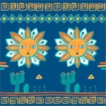 Diseño inspirado en culturas prehispánicas